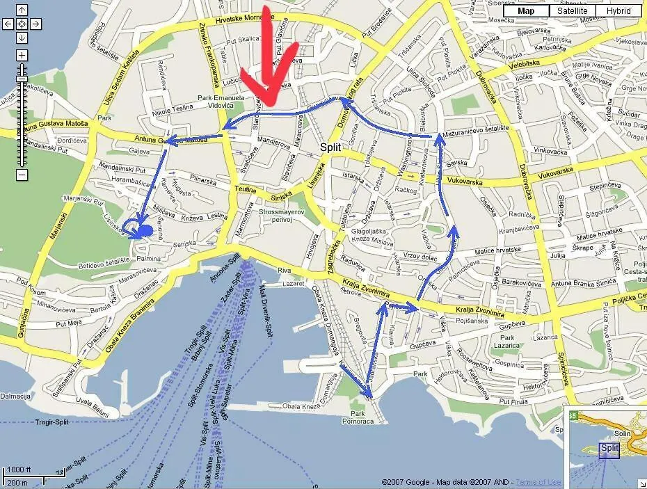 Charming Studio Apartment Mari In City Centre Split 0*,  Chorvatsko